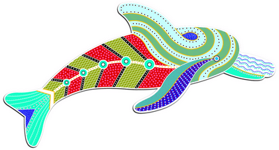 Aboriginal Art - Dolphin